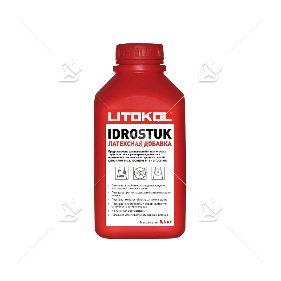 Латексная добавка для затирки LITOKOL IDROSTUK - M 0,6кг