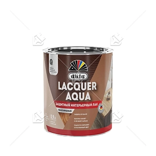 Лак интерьерный Dufa Lacquer Aqua полуглянцевый 0,9 л.