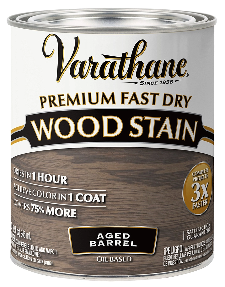 Масло тонирующее быстросохнущее Varathane Fast Dry Wood Stain старинная бочка 0,946 л.