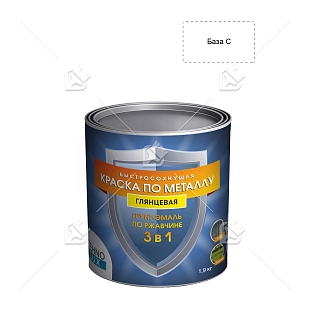 Грунт-эмаль 3 в 1 Технолюкс гладкая  База C 1,9 кг