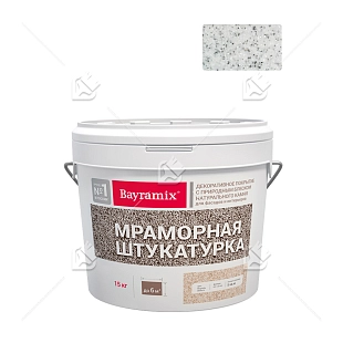 Штукатурка декоративная мраморная Bayramix Kashmir White-N 15 кг
