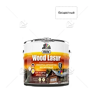 Пропитка лессирующая для защиты древесины Dufa Wood Lazur бесцветная 2,5 л