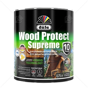 Пропитка декоративная для защиты древесины Dufa Wood Protect Supreme палисандр 0,75 л