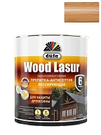 Пропитка лессирующая для защиты древесины Dufa Wood Lazur орех 0,9 л